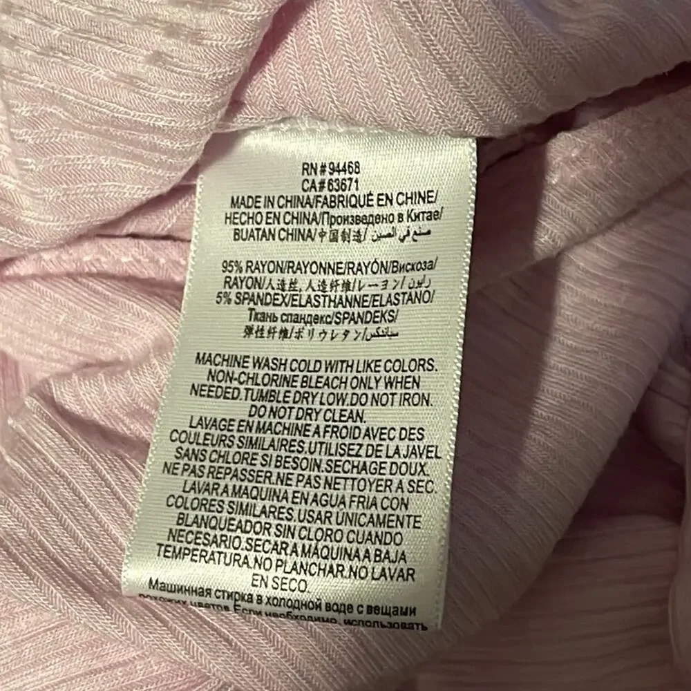 BCBGeneration Surplice Wrap Tie Knit Bodysuit in Lilac NWT SIZE XS - Picture 11 of 11